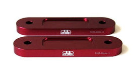 BLOX Honda S2000 Racing Front 12mm Thin Spacer Bump Steer Kit - Red (Lowered 1in and more) - BXSS-20354-12-RD