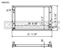 Load image into Gallery viewer, Koyo 2016-2018 Honda Civic 1.5L Radiator (Excl. Type R) - VH083283