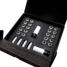 Load image into Gallery viewer, Mishimoto Steel Locking Lug Nuts M14x1.5 24pc Set Black - MMLG-M14-24LBK