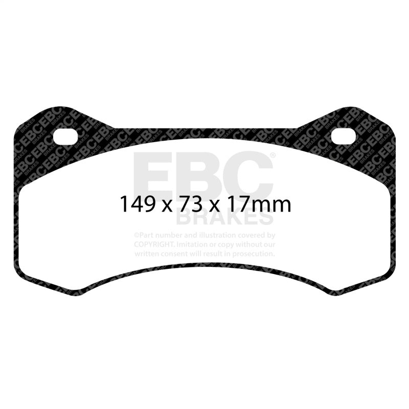 EBC Brakes Yellowstuff Performance Brake Pads - DP4054R