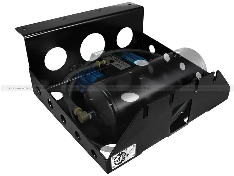 aFe Power Cover Glide Guard On Board Compressor Mount 07-14 Jeep Wrangler JK V6 3.6L-3.8L - 46-79001