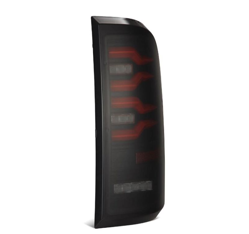 AlphaRex 97-03 Ford F150 / 99-16 Ford F250/F350/F450/F550 LUXX-Series LED Tail Lights - Black/Red - 658003