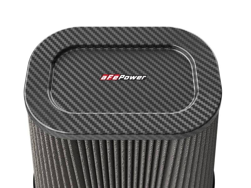aFe Track Series Intake Pro DRY S Air Filter (7-1/2 x5-1/2)IN F x(9-1/4 x7-1/4)IN B x(6 x4)IN T x9IN - 27-90204D