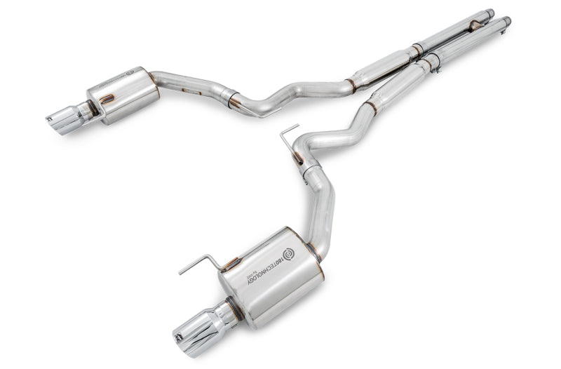 AWE Tuning S550 Mustang GT Cat-Back Exhaust - Touring Edition (Chrome Silver Tips) - 3015-32084