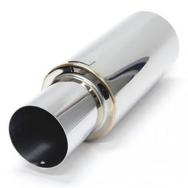 BLOX Racing 76.2mm N1 Straight Tip Muffler Universal - BXEX-00110