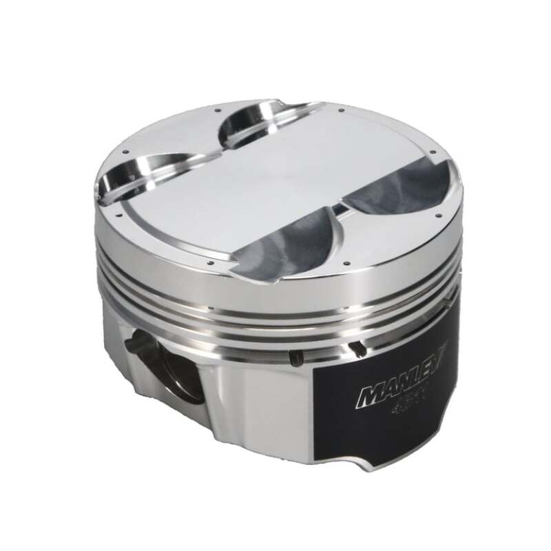 Manley Mitsubishi 4B11 86.5mm Bore 10.0:1 CR +2cc Dome Turbo Tuff Piston Set w/ Rings - 614305CE-4