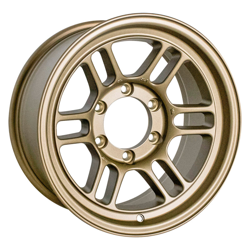 Enkei RPT1 16x8 6x139.7 Bolt Pattern +0 Offset 108.5 Bore Titanium Gold Wheel - 520-680-8400GG