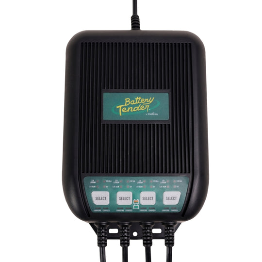 Battery Tender 4 Bank 12A On-Board Marine Battery Charger - 022-1004-DL-WH