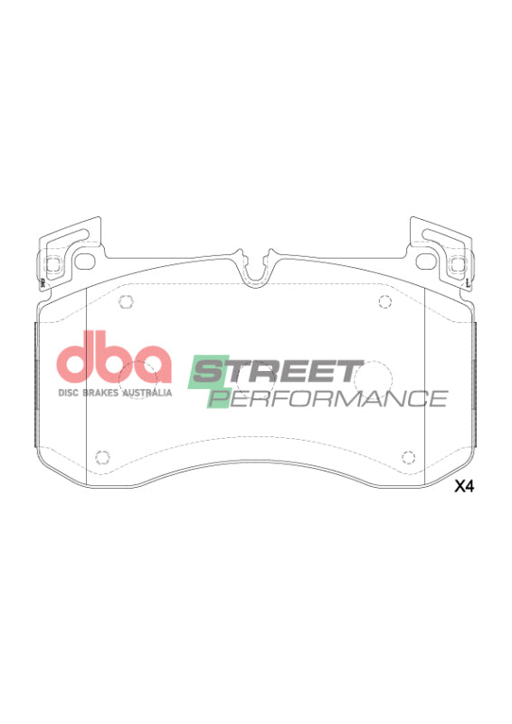 DBA 2021+ Mercedes-Benz GLE53 AMG/GLE63 S AMG SP Performance Front Brake Pads - DB15263SP