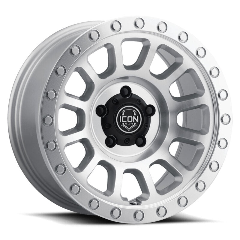 ICON Hulse 18x9 5x150 25mm Offset 6in BS Silver Machined - 8018905560SM