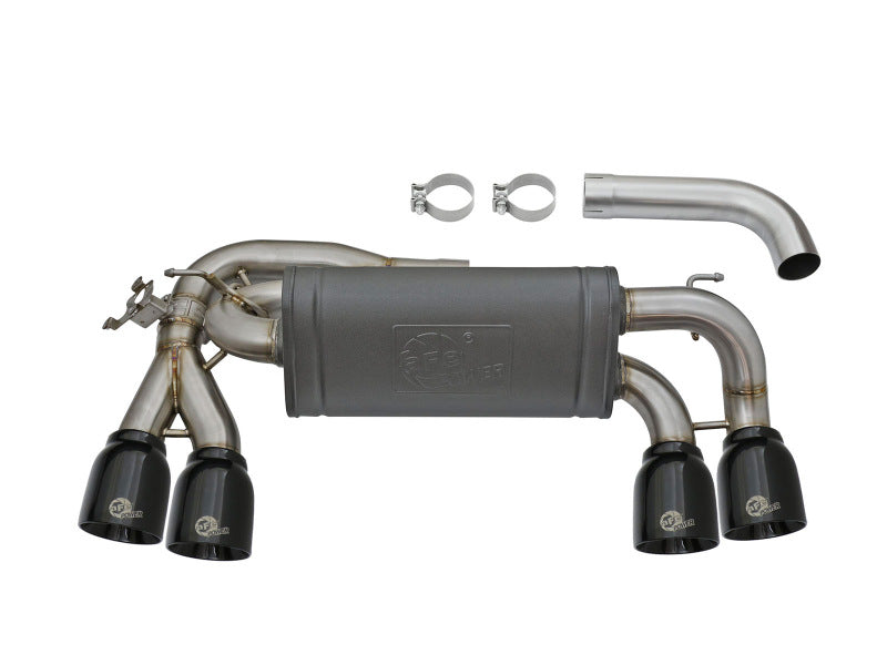 aFe MACHForce XP 3in - 2 1/2in Axle Back 304SS Exhaust w/ Black Tips 16-17 BMW M2 (f87) - 49-36333-B