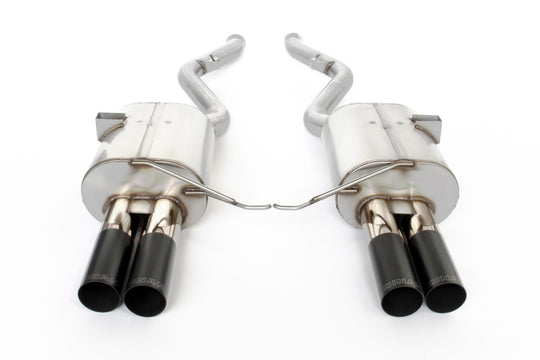 Dinan 08-13 BMW M3 (E92/E93) Free Flow Axleback Exhaust System - Black Tips - D660-0027