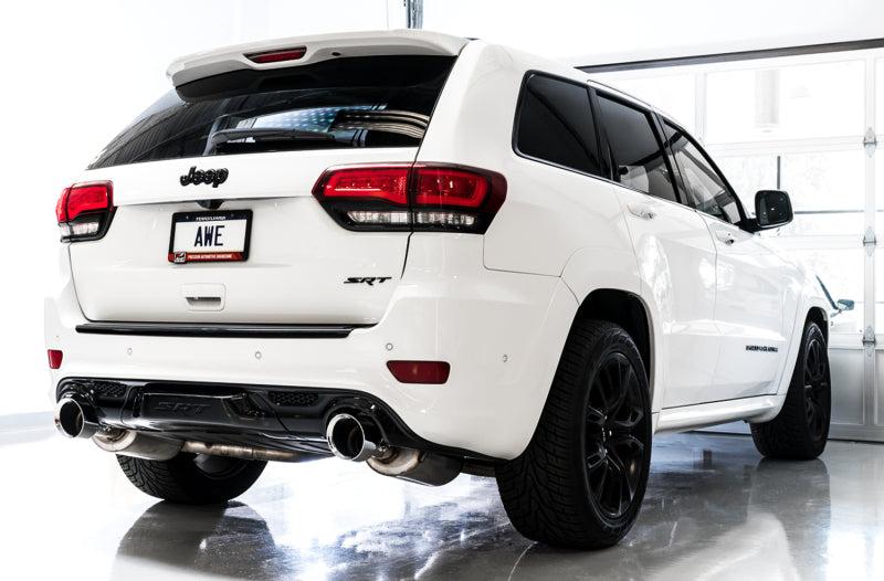 AWE Tuning 2020 Jeep Grand Cherokee SRT Touring Edition Exhaust - Diamond Black Tips - 3015-33121