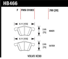 Load image into Gallery viewer, Hawk LTS Street Brake Pads - HB477Y.610