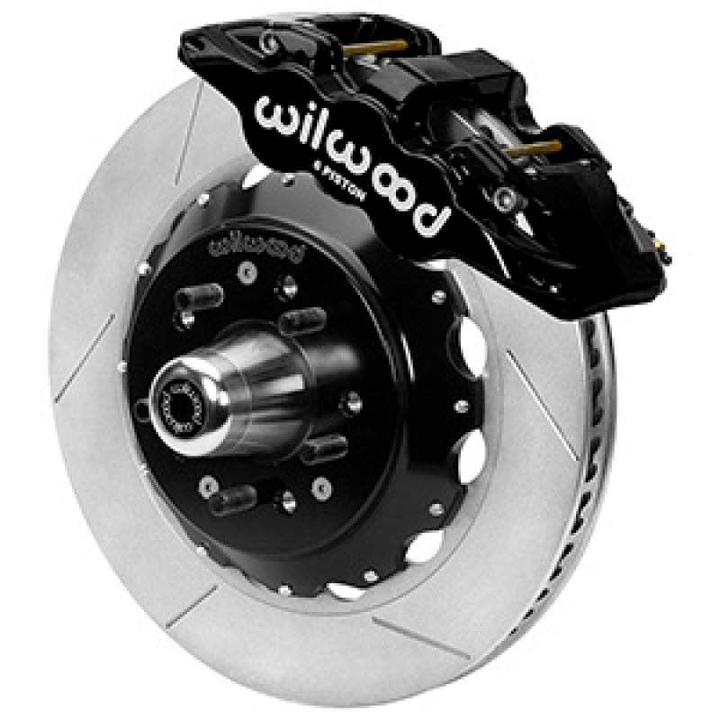 Wilwood Aero6R/ST Front Big Brake Kit 14in Black Anodize 79-88 Chevrolet Monte Carlo - 140-16246