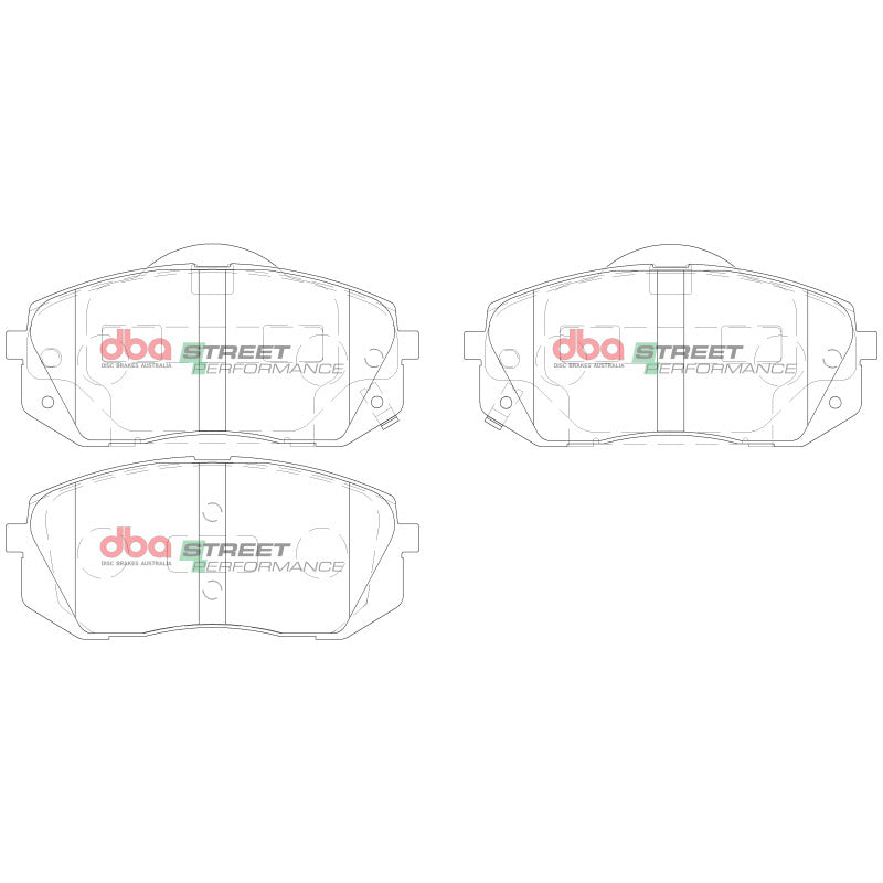 DBA 20-23 Hyundai Kona N-Line Street Performance Front Brake Pads - DB2174SP