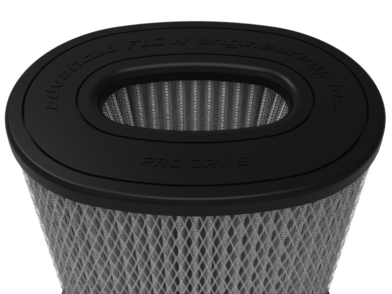 aFe MagnumFLOW Pro DRY S Univ Air Filter 5-1/2x3-1/2in F x 8-1/4 x 6in B x 8 x 5-3/4in T x 9in H - 20-91208D
