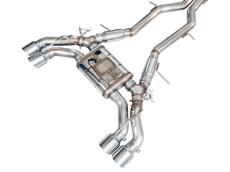AWE Tuning 22-26 Cadillac CT5-V Blackwing SwitchPath Exhaust - Chrome Silver Tips - 3025-42562