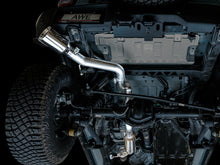 Load image into Gallery viewer, AWE Tuning 2021+ Ford Bronco 0FG Single Rear Exit Exhaust w/Chrome Silver Tip &amp; Bash Guard - 3015-22789