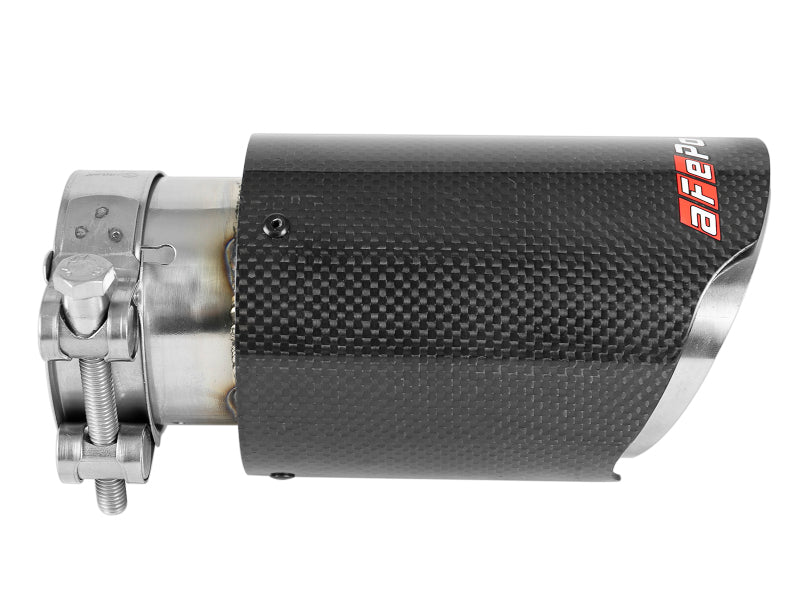 aFe MACH Force-Xp Universal Exhaust Tip 2-1/2 IN Inlet x 3-1/2 IN Outlet X 7 IN L - 49T25354-C07