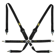 Load image into Gallery viewer, OMP Safety Harness One 2In Endurance Black Pull Down - (Fia 8853-2016) - DA0-0205-A02-071