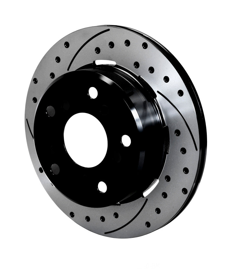 Wilwood Rotor-1.91in Offset-SRP-BLK-Drill-LH 12.19 x .810 - 5 x 5.50 - 160-13337-BK
