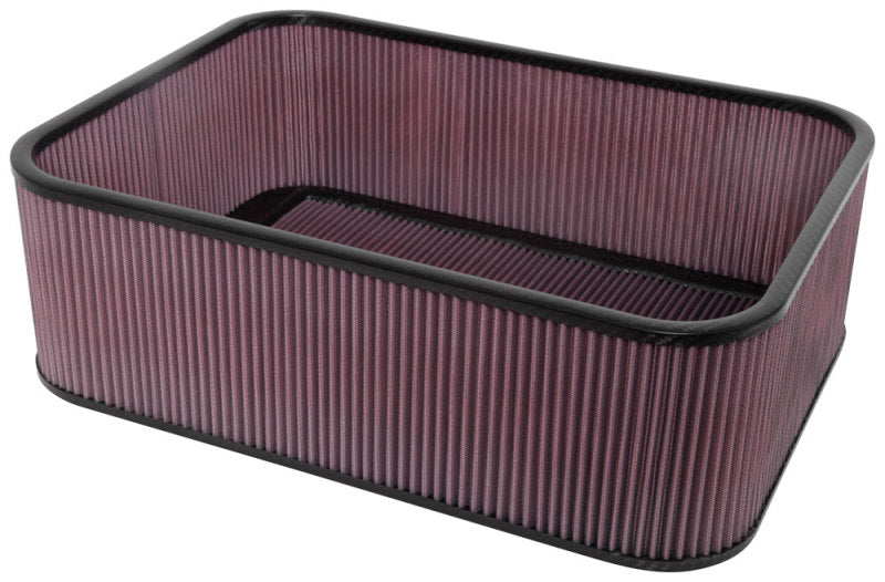 K&N Custom Racing Assembly Carbon Fiber Air Box w/o Base - Large - 100-8564