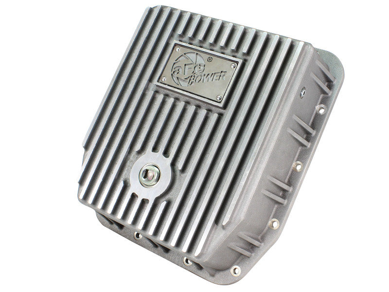 aFe Transmission Pan (Raw); Ford Trucks 93-08 AODE/4R70W - 46-70220