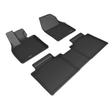 Load image into Gallery viewer, 3D MAXpider 2023 Toyota BZ4X Double Cab Kagu 1st &amp; 2nd Row Floormats - Black - L1TY29001509