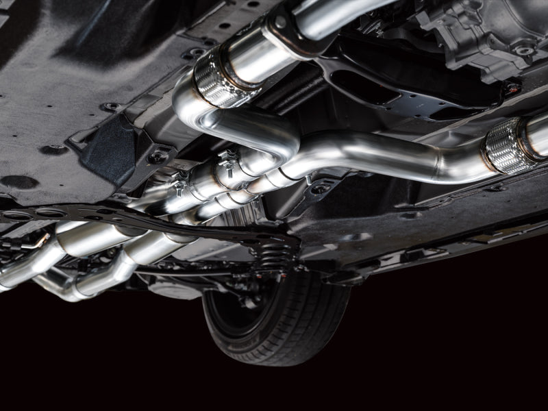 AWE Tuning 2023 Nissan Z RZ34 RWD Track Edition Cat-Back Exhaust System w/ Chrome Silver Tips - 3020-32400