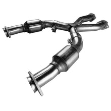 Load image into Gallery viewer, Kooks 99-04 Ford Mustang GT / Cobra 2 1/2in In x 2 1/2in OEM Out Cat SS X Pipe Kooks HDR Req - 11203240