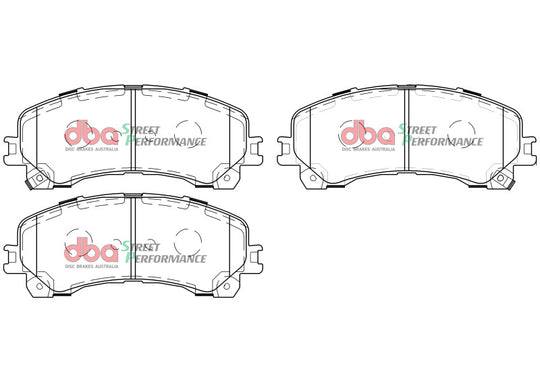 DBA 18-19 Volkswagen Amarok Front SP Performance Brake Pads - DB15000SP