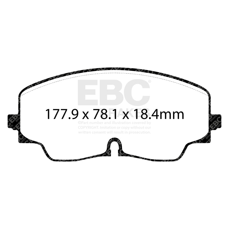 EBC 2022+ Volkswagen Golf R (Mk8) Bluestuff Front Brake Pads - DP52448NDX