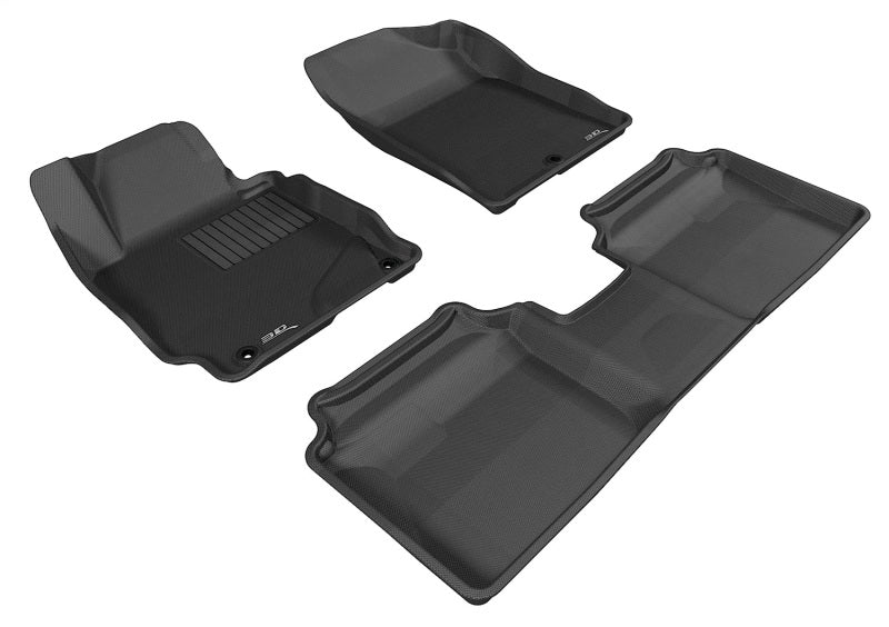 3D MAXpider 11-13 Hyundai Elantra Sedan / Elantra Coupe 2013 Kagu Black Full Set - L1HY02101509