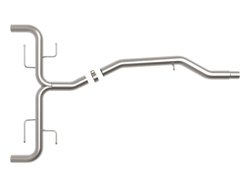 aFe 17-21 Alfa Romeo Giulia L4-2.0L (t) Mach Force-Xp 2in to 2-1/2in 304SS Axle-Back Exhaust - 49-36902