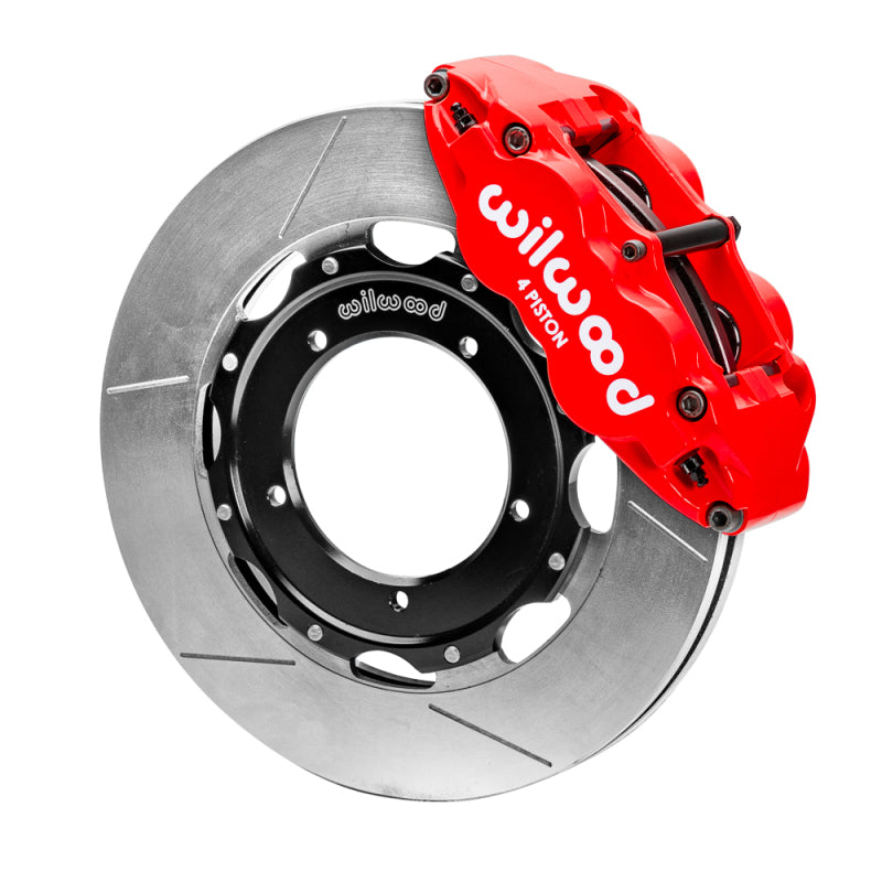 Wilwood 69-74 Porsche 911 Front Superlite Brake Kit 3in MT Slotted Face - Red - 140-16937-R