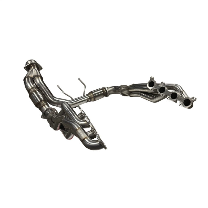 Kooks 21-23 Ford F150 Coyote V8 5.0L 1-7/8in SS Header w/ GREEN Catted Connection Pipe - 1371H430