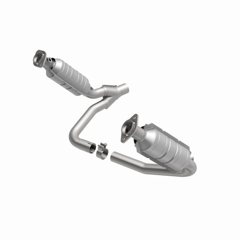 MagnaFlow Direct Fit Catalytic Conv 05-06 Dodge Dakota/2006 Mitsubishi Raider 3.7L Y-Pipe Assembly - 49462