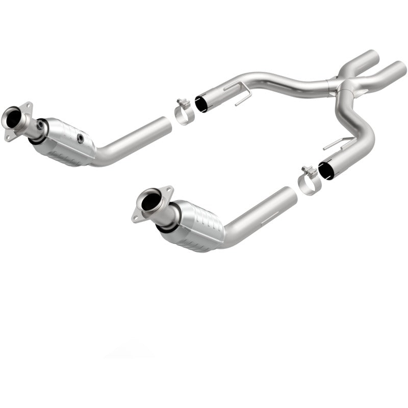 MagnaFlow Direct Fit Catalytic Converter Tru-X Assy 05 Mustang GT - 15448