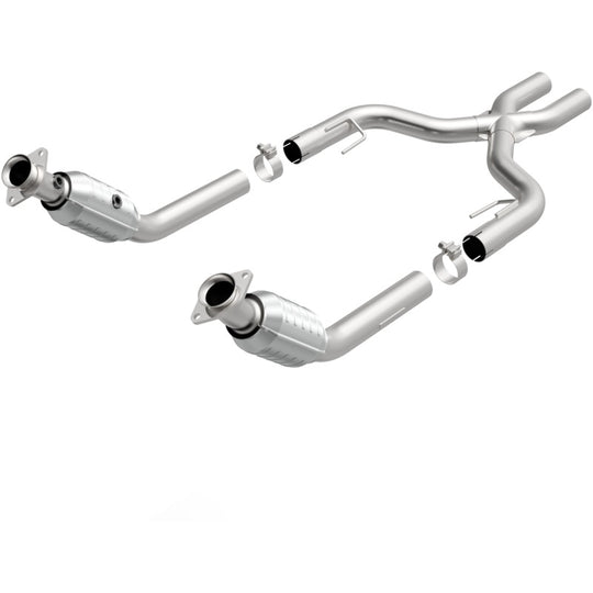 MagnaFlow Direct Fit Catalytic Converter Tru-X Assy 05 Mustang GT - 15448