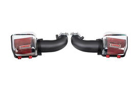 Corsa 24-25 Ford Mustang GT 5.0L V8 Carbon Fiber Cold Air Intake w/ DryTech Air Filters - Matte - 44013DMT