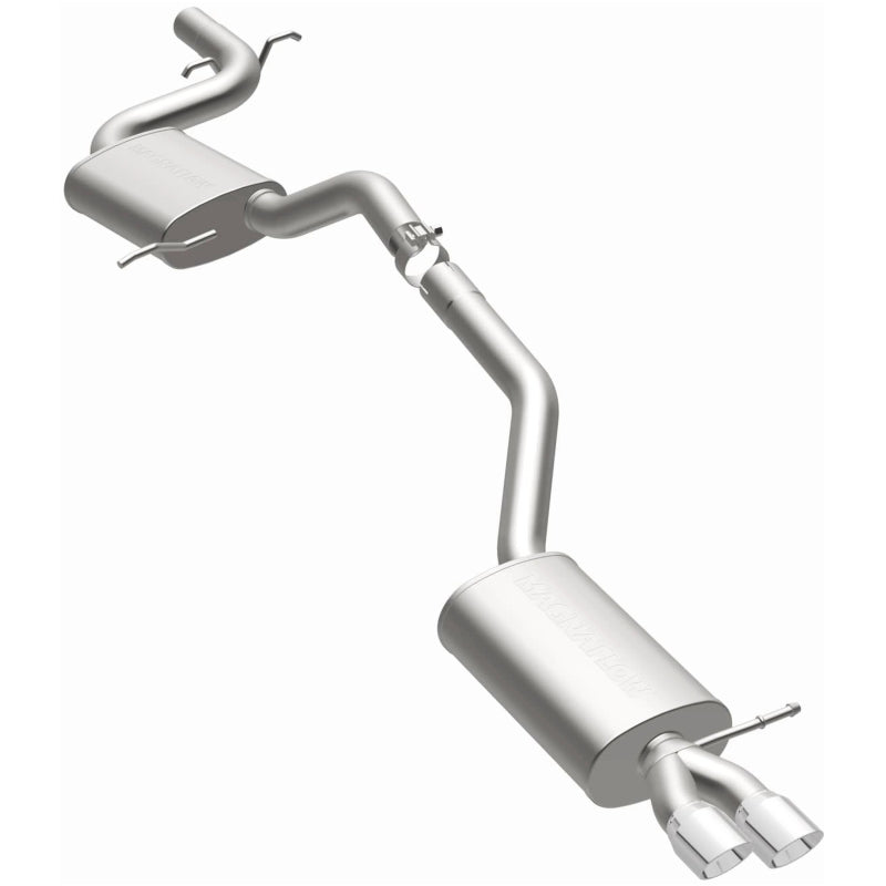 MagnaFlow 12 VW Jetta 2.0L Turbocharged Dual Straight D/S Rear Exit Stainless Cat Back Perf Exhaust - 15158