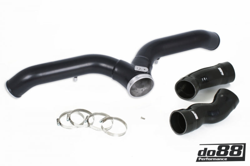 do88 Porsche 997.1 Turbo Y-Pipe Black for ICM-200 do88 Intercooler - TR-140SV-ICM200