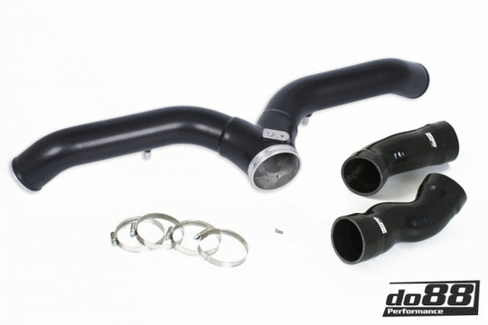 do88 Porsche 997.1 Turbo Y-Pipe Black for ICM-200 do88 Intercooler - TR-140SV-ICM200