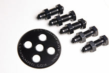 Load image into Gallery viewer, Radium Engineering Fuel Surge Tank 6AN Bulkhead Plate w/ Fittings and Nuts - 20-0128-01