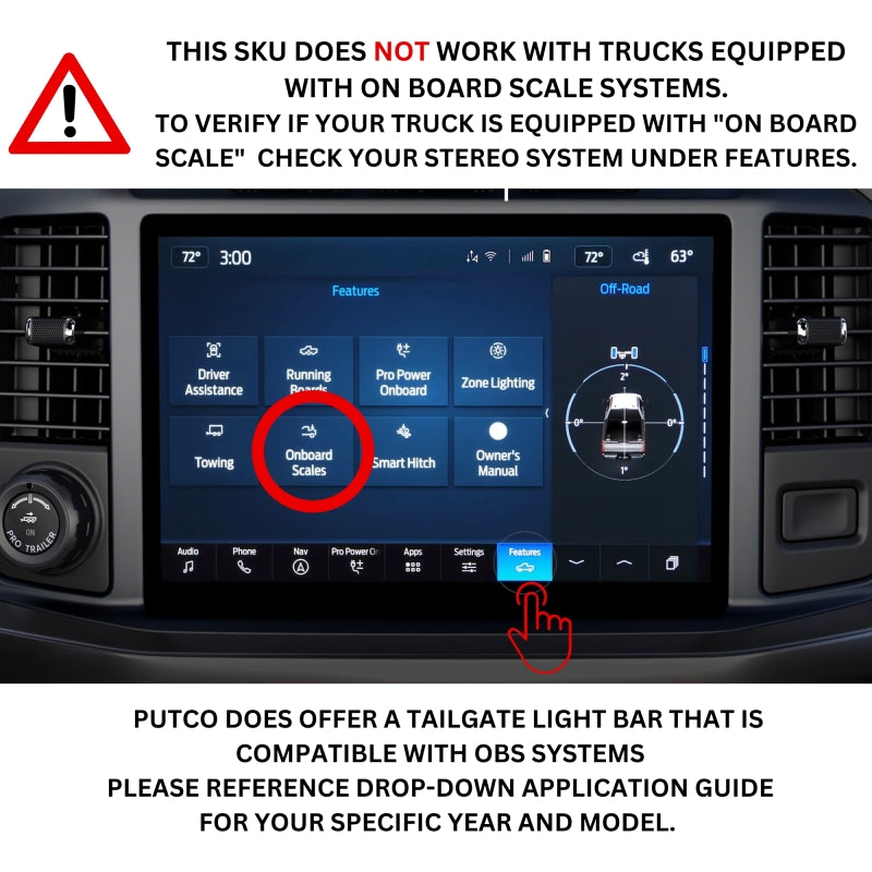 Putco 21-23 Ford F150 w/Factory LED Taillights 60in Freedom Blade LED Tailgate Light Bar - 760060-13