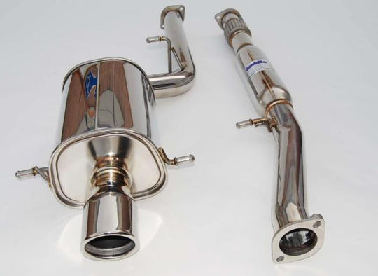 Invidia 02-07 WRX/STi 76mm Q300 Stainless Steel Cat-back Exhaust - HS02SW1G3S