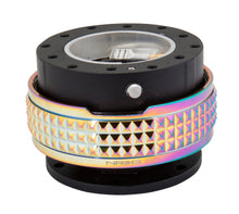 Load image into Gallery viewer, NRG Quick Release Kit - Pyramid Edition - Black Body / Neochrome Pyramid Ring - SRK-210BK/MC