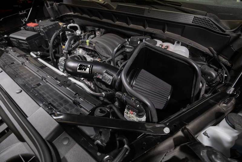 K&N 2019 Chevrolet Silverado 1500 5.3L V8 Black Performance Intake Kit - 71-3110