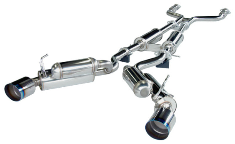 HKS 08-13 Infiniti G37 Coupe Dual Hi-Power Ti Tip Catback Exhaust (SUS304 NO COATING) - 32009-BN003